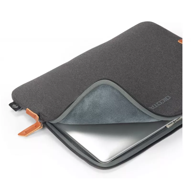DICOTA D31930-RPET Dėklas Urban Anthracite 14 colių MacBook – Antracito spalvos / Perdirbto poliesterio ir neopreno audinys