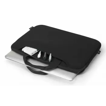 DICOTA Smart Sleeve One – 14-14.1 col. nešiojamojo kompiuterio dėklas – juodas / perdirbto poliesterio audinys