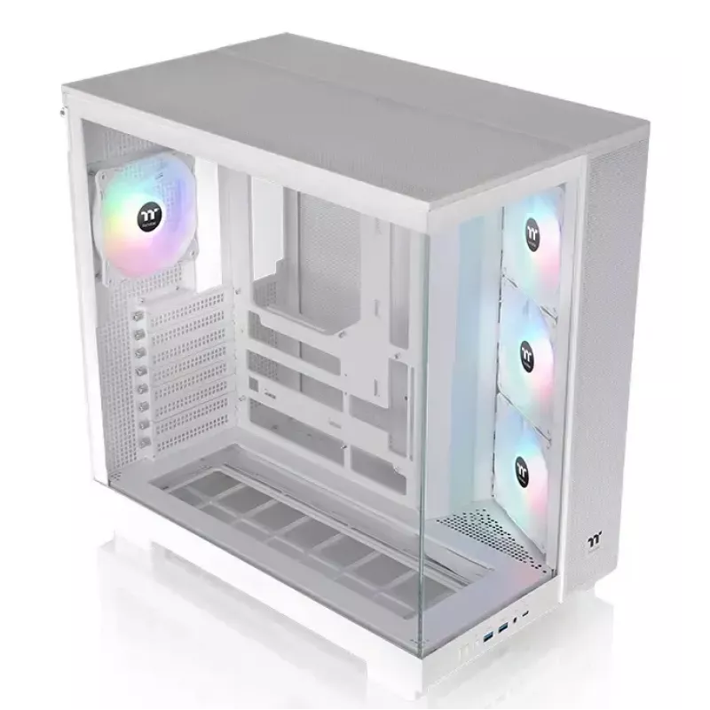 Korpusas Thermaltake View 380 XL TG ARGB Midi Tower Baltas