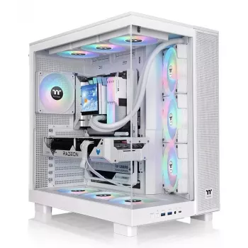 Korpusas Thermaltake View 380 XL TG ARGB Midi Tower Baltas