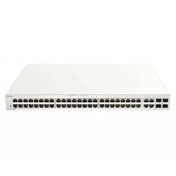 D-Link 52 prievadų Gigabit PoE+ Nuclias Smart Managed Switch su 4x 1G kombinuotais prievadais, 370W