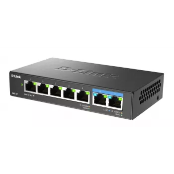 D-Link 7 prievadų kelių gigabitų nevaldomas jungiklis DMS-107