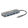 USB HUB D-Link DUB-2340 USB-C 4 prievadų USB 3.0 Power Delivery 60W