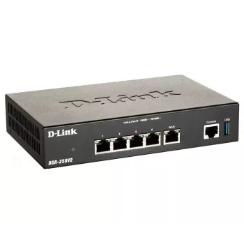 Darbalaukio maršrutizatorius D-Link DSR-250V2 belaidis Gigabit Ethernet juodas