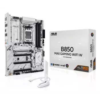 ASUS B850 MAX GAMING WIFI W pagrindinė plokštė AMD B850 Socket AM5 ATX