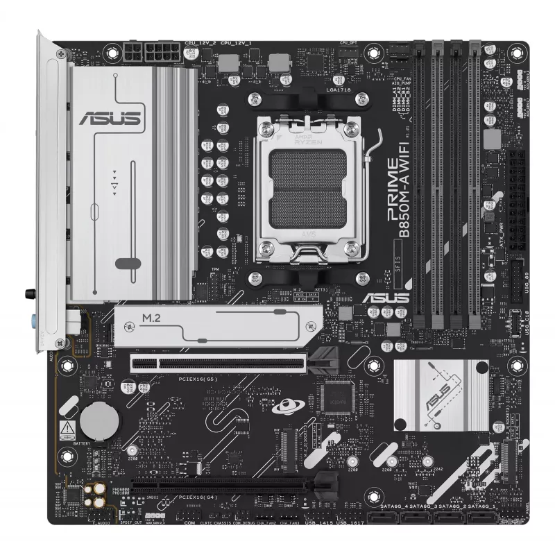 ASUS PRIME B850M-A WIFI AMD B850 Socket AM5 micro ATX pagrindinė plokštė