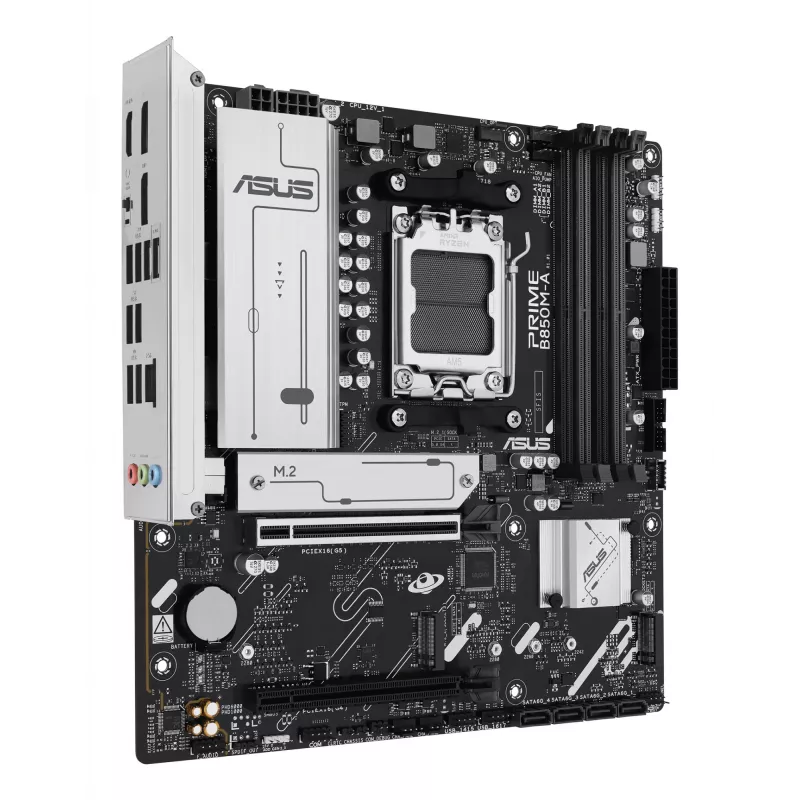 ASUS PRIME B850M-A-CSM pagrindinė plokštė AMD B850 Socket AM5 micro ATX