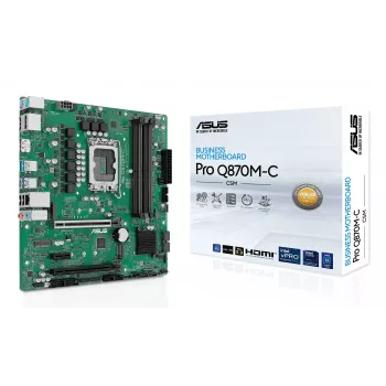 ASUS PRO Q870M-C-CSM Intel® Q870 LGA 1851 (Socket V1) micro ATX pagrindinė plokštė