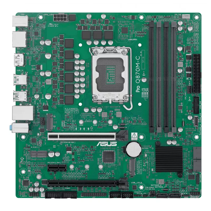 ASUS PRO Q870M-C-CSM Intel® Q870 LGA 1851 (Socket V1) micro ATX pagrindinė plokštė