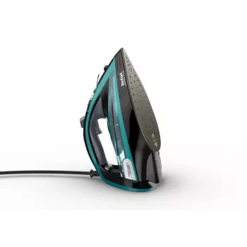 Tefal Ultimate Pure FV9844 sausas ir garinis lygintuvas, Durilium Autoclean padas, 3200 W, juoda, mėlyna