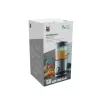 Stalo blenderis WMF KITCHENminis 0416490011, 0,8 L, 400 W, juodas, nerūdijantis plienas, permatomas