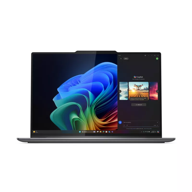 Nešiojamas kompiuteris Lenovo ThinkPad X9-14 Gen 1 Copilot+ PC Intel Core Ultra 7 258V 35,6 cm (14 colių) WUXGA 32 GB LPDDR5x-SDRAM 1 TB SSD Wi-Fi 7 (802.11be) Windows 11 Pro Vokiška pilka