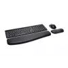 Kensington Pro Fit Wireless Desktop - Vokietija, pilno dydžio (100%), belaidis, RF Wireless, QWERTZ, juoda, pelė įtraukta