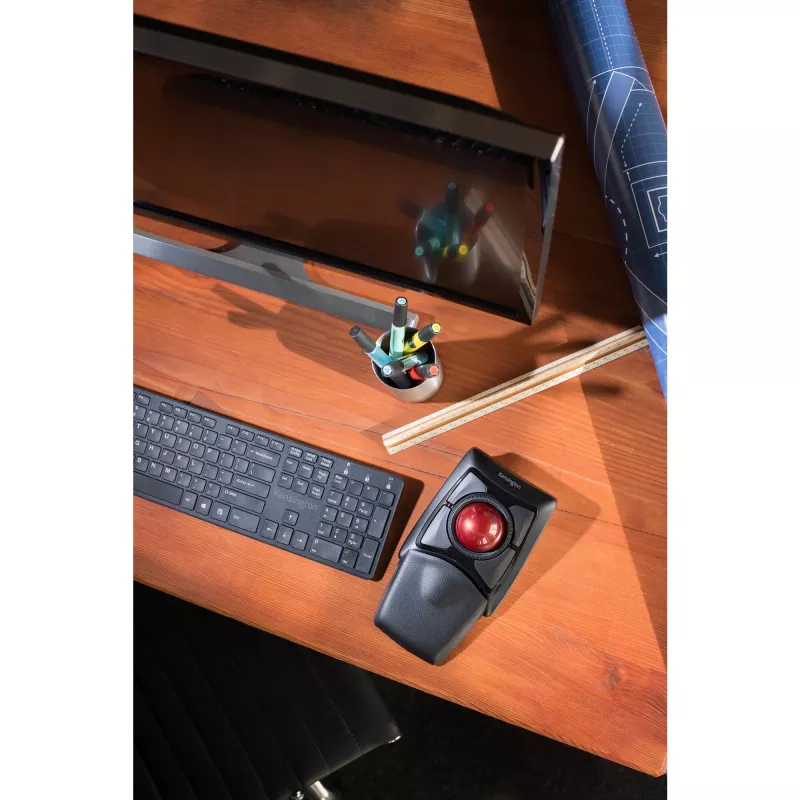 Kensington Expert Mouse Wireless Trackball, ambidekstrinis, optinis, RF belaidis + Bluetooth, 400 DPI, juodas