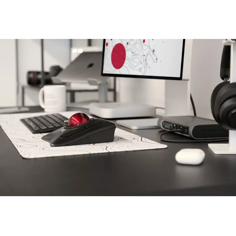 Kensington Expert Mouse Wireless Trackball, ambidekstrinis, optinis, RF belaidis + Bluetooth, 400 DPI, juodas