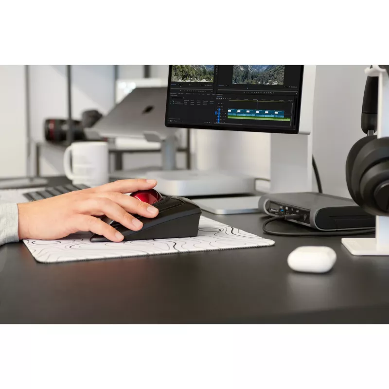 Kensington Expert Mouse Wireless Trackball, ambidekstrinis, optinis, RF belaidis + Bluetooth, 400 DPI, juodas