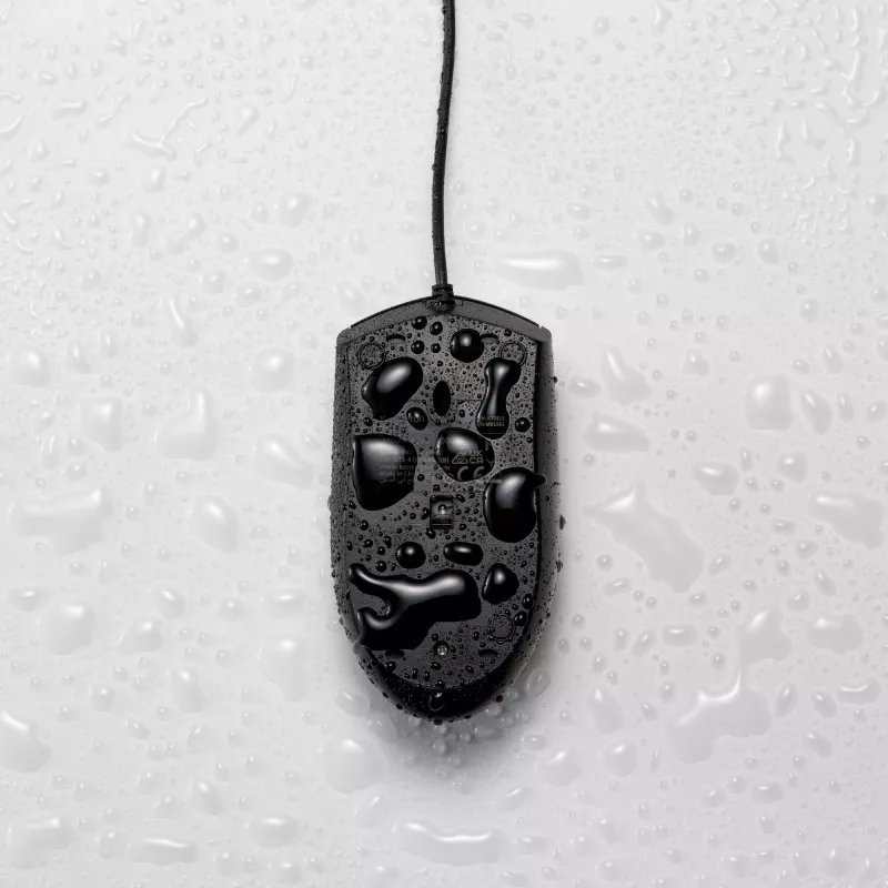 Kensington Pro Fit Wired Washable Mouse, ambidekstrinė, optinė, USB, 1600 DPI, juoda