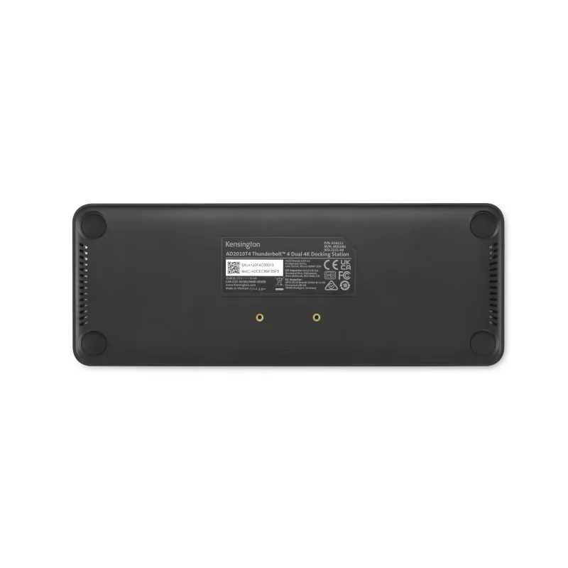 Kensington SD5760T Thunderbolt 4 dvigubos 4K dokų stotelė su 96W galios tiekimu