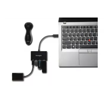 Kensington CH1000 USB-C 4 prievadų šakotuvas (K39124EU)