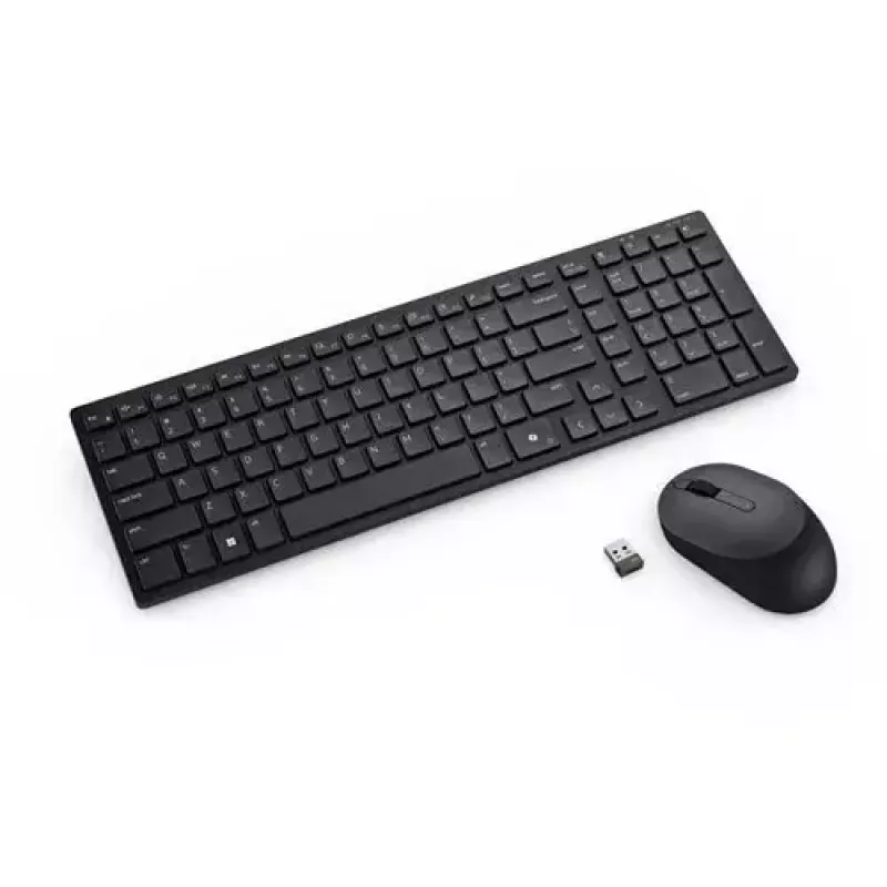 Klaviatūra ir pelė DELL KM555 Universal RF Wireless + Bluetooth QWERTZ vokiška juoda