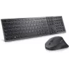 DELL KM900 belaidė klaviatūra ir pelė, RF Wireless + Bluetooth, QWERTZ vokiškas išdėstymas, grafito spalva