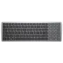 DELL KB740 belaidė klaviatūra Office RF Wireless Bluetooth QWERTZ vokiška pilkai juoda