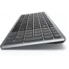 DELL KB740 belaidė klaviatūra Office RF Wireless Bluetooth QWERTZ vokiška pilkai juoda