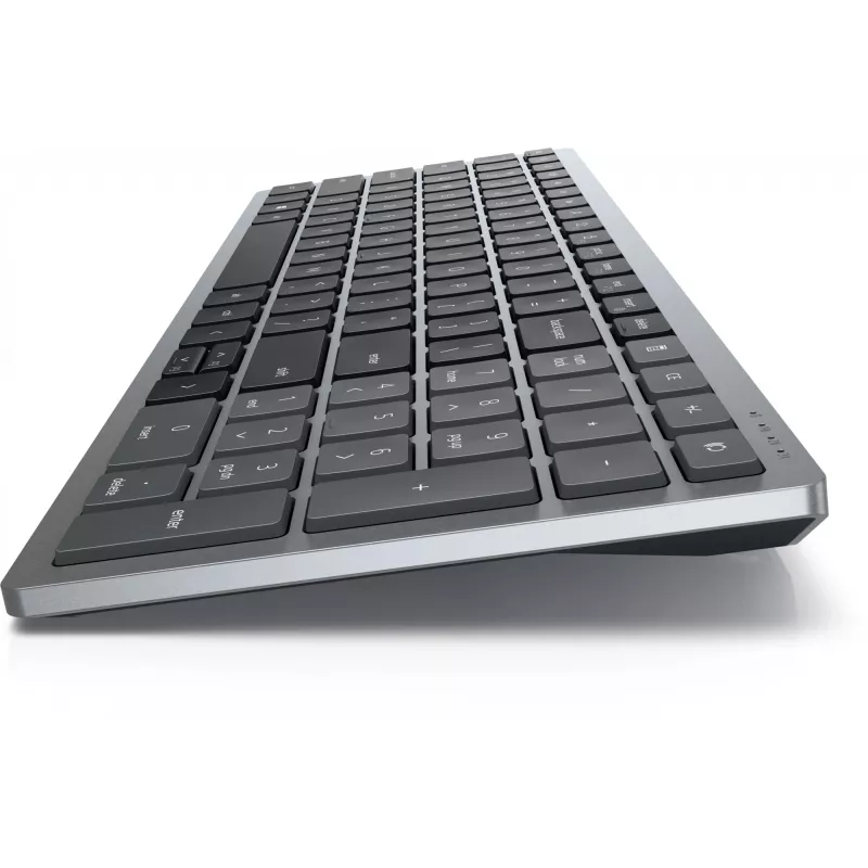 DELL KB740 belaidė klaviatūra Office RF Wireless Bluetooth QWERTZ vokiška pilkai juoda