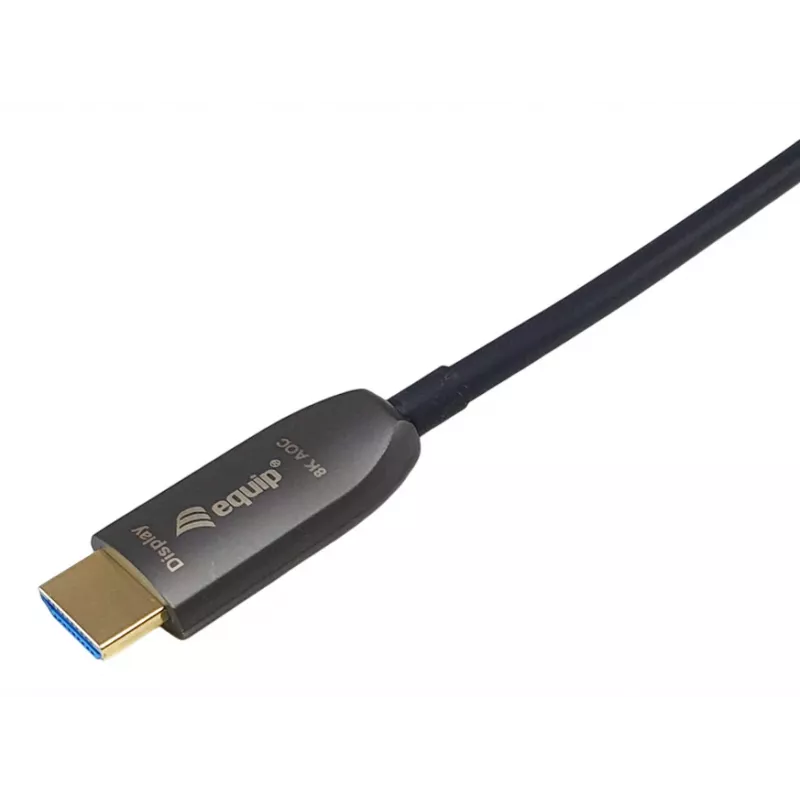 Equip HDMI 2.1 aktyvus optinis šarvuotas kabelis, 100 m, 8K/60Hz, 4K/120Hz, 48Gbps