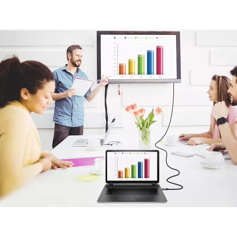 Equip DisplayPort 2.1 Premium laidas, 2,0 m, 16K/60Hz, 54Gbps
