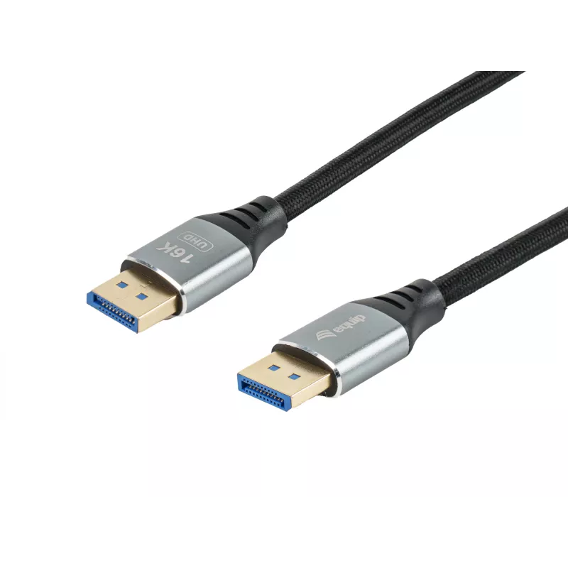 Equip DisplayPort 2.1 Premium laidas, 3,0 m, 16K/60Hz, 54 Gbps