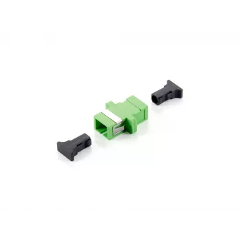 Equip SC APC mova, vienmodė simplex, SC/APC, žalia, vienmodė, 34.7 mm, 9.4 mm, 33 mm