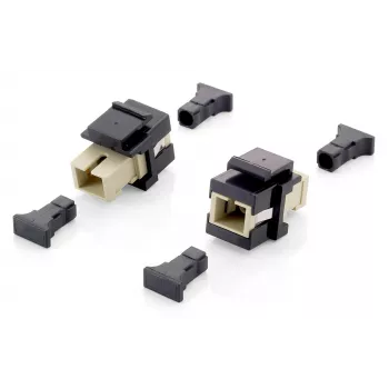 Equip SC Simplex skaidulinės optikos keystone adapteris