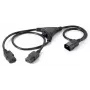 Maitinimo Y-kabelis Equip 112210 1,6 m C14 į 2x C13