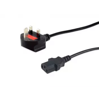 Equip maitinimo laidas, C13 – BS1363, 10 m, 10A saugiklis