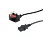 Equip maitinimo laidas, C13 – BS1363, 10 m, 10A saugiklis