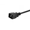 Equip 112140 maitinimo laidas 1,8 m, IEC C20 – IEC C13, juodas
