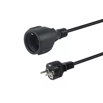 Equip 112181 maitinimo laidas juodas 3 m CEE7/7 CEE7/3