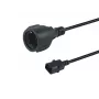 Maitinimo laidas Equip 112106 juodas 0,25 m IEC C14 CEE7/3