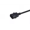 Maitinimo laidas Equip 112106 juodas 0,25 m IEC C14 CEE7/3