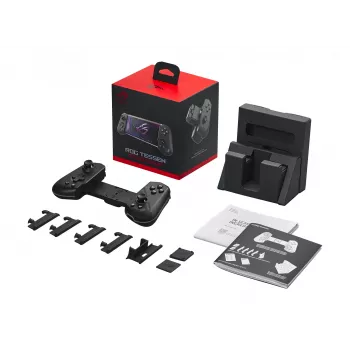 ASUS ROG Tessen juodas, pilkas USB 3.2 Gen 1 (3.1 Gen 1) žaidimų pultas analoginis / skaitmeninis Android