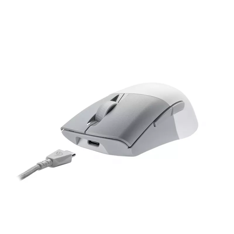 ASUS ROG Keris Wireless AimPoint pelė dešinei rankai RF belaidis + Bluetooth + USB Type-C optinė 36000 DPI
