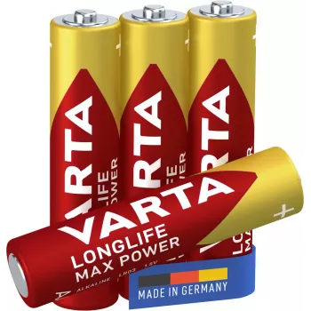 VARTA Longlife Max Power Micro AAA LR03 1x4 baterijos