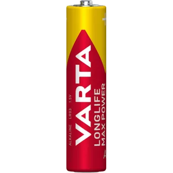 VARTA Longlife Max Power Micro AAA LR03 1x4 baterijos