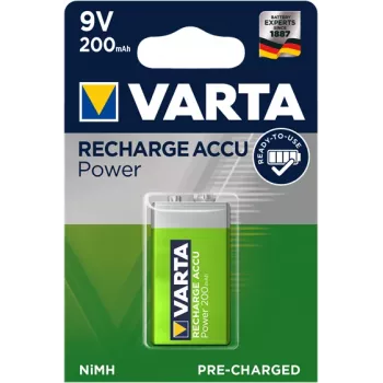 VARTA E-bloc Hr61 9V 200 mAh įkraunama baterija (NiMH, 8,4 V, 1 vnt.)