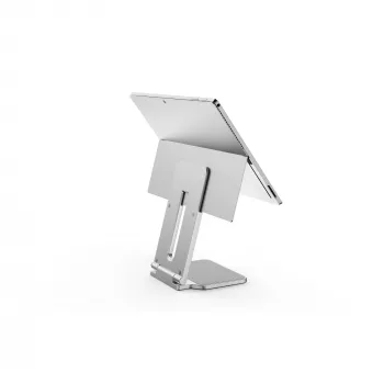 Kensington Elevated Stand for Surface, Platinum, Aliuminis, Guma, Termoplastinis poliuretanas (TPU), Cinkas, 126.4 mm, 139.3 mm, 193 mm, 612 g