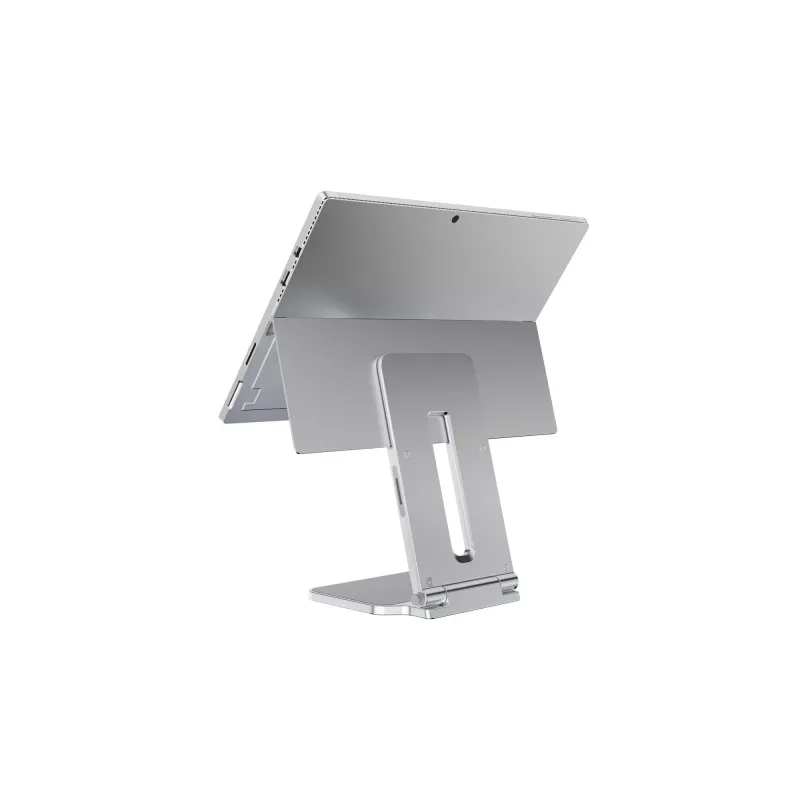 Kensington Elevated Stand for Surface, Platinum, Aliuminis, Guma, Termoplastinis poliuretanas (TPU), Cinkas, 126.4 mm, 139.3 mm, 193 mm, 612 g