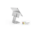 Kensington Elevated Stand for Surface, Platinum, Aliuminis, Guma, Termoplastinis poliuretanas (TPU), Cinkas, 126.4 mm, 139.3 mm, 193 mm, 612 g