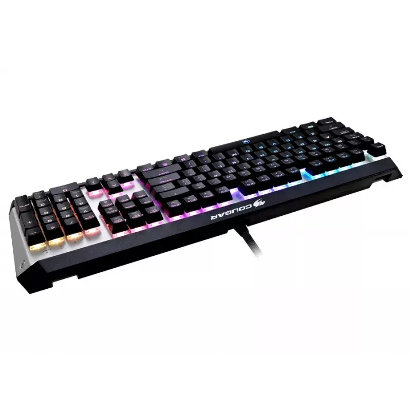 COUGAR CGR-WM1MB-ATR klaviatūra Gaming USB QWERTY English Aliuminis, Juoda