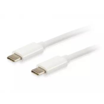 Equip Platinum USB Type C laidas, 2 m, USB 3.2 Gen 2, 10 Gbit/s, balta